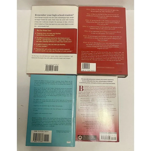 Lot of 4 Self Help Books (3 Hardcover, 1 Paperback) See‎ Description For Titles - Picture 2 of 6